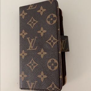 Louis Vuitton Brown Monogram iPhone 7/8 Plus Folio